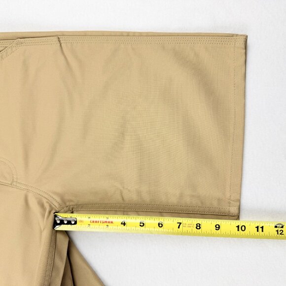 NWT Carhartt Women's Rugged Flex Outdoor Tan Canvas Work Shorts Size 2 Inseam 10 - Picture 11 of 11